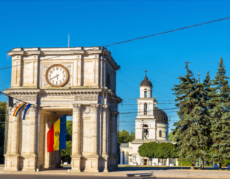 Square in Chisinau